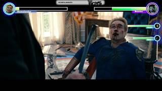 BUTCHER KILLS HOMELANDER - The Boys S5E8 Series Finale Full Fight Healthbars