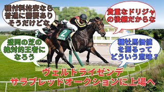 ヴェルトライゼンデ サラブレッドオークションへ【競馬スレまとめ】