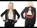 Mural - Medium - Desperately Seeking Susan Inspired Black Glitter Blazer