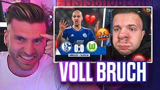 BROSKI ist im VOLL BRUCH 🤣 "Schalke vs Wolfsburg STADION VLOG" Reaction 😨 Tisi Stream Highlights