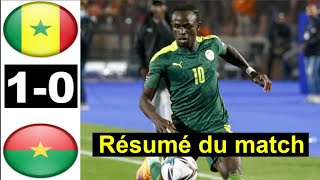 Senegal vs Burkina Faso 1-0 Résumé du match 2024 Burkina Faso vs Senegal