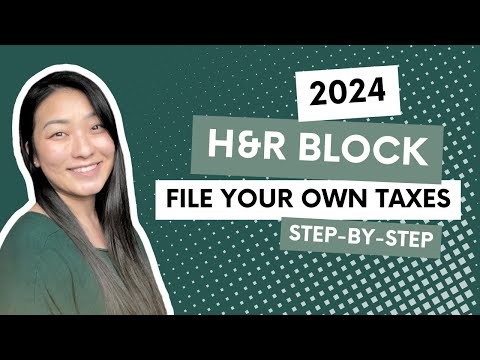 HampR Block 2024 Tutorial for Beginners | Complete Walkthrough | How to file your own taxes