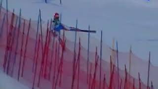 Alpine Skiing - 2005 - Women's Downhill Training - Marchand Arvier crash in Santa Caterina (Replays)