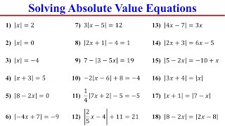 Solving Absolute Value Equations: Everything You Need to Know!
