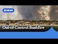 Out-of-control bushfire threatens lives and properties north of Perth | ABC News