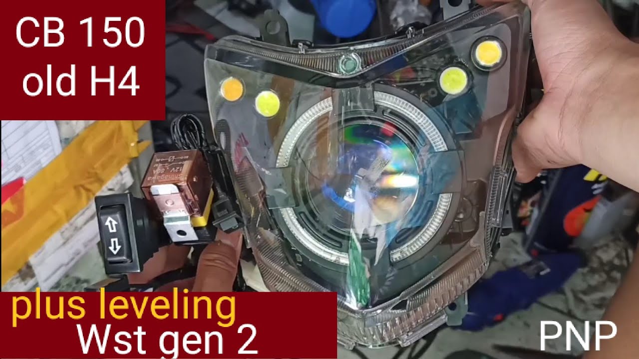 Cara Pasang Proji Wst Gen 2 Di Cb 150 Old H4 Plus Leveling Leed Hid