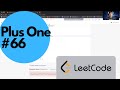 LeetCode #66 - Plus One Solution (Java)