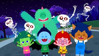 Monster Halloween Song ♪ | Trick Or Treat? | Sing Along | Nursery Rhymes for Kids ★ TidiKids