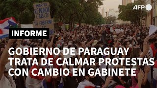 Cambios en el gobierno de Paraguay ante crisis derivada de la pandemia | AFP
