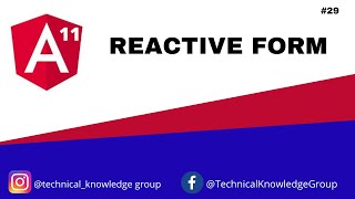 Angular 11 - Reactive Form in Angular 11 #tutorial 29