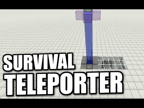 Minecraft - SURVIVAL TELEPORTER ( NO MODS ) Tutorial ( PE / XBOX / PS3 / WII U ) Minecraft - SURVIVAL TELEPORTER ( NO MODS ) Tutorial ( PE / XBOX / PS3 / WII U )