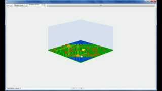 Java 3D Two-Point Perspective Fox and Rabbit Game