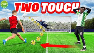 Tobi & Chris MD 2-Touch Shooting Challenge VS Premier League Footballers!