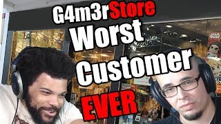 GAMESTOP HORROR STORY - The WORST GameStop customer I've ever had