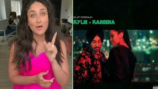 KYLIE + KAREENA Song Reactions Kareena kapoor khan | Diljit Dosanjh | New Song | 2019