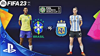 FIFA 23 - Brasil Vs Argentina |  FINAL - FIFA WOMEN'S WORLD CUP 2023 - PS5™ - GAMEPLAY en 4k