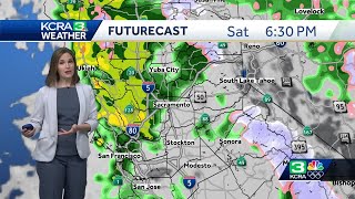 Northern California Atmospheric River | Forecast for next rounds of rain and snow starting Saturday