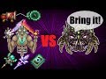 Moonlord weapons vs Ocram ll terraria