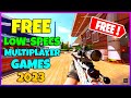 BEST Free-to-Play Multiplayer GAMES for Low End PC/Laptop - 2023 (2GB RAM, No Graphics Card Needed)