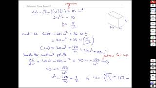 Topic 5-14 Optimization-Storage Example