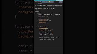 Create Particle Circular Pattern with HTML Canvas |HTML5 Canvas Tutorial #shorts #coding #JavaScript