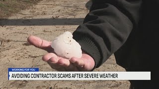Experts share how to avoid contractor scams after severe weather