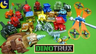 Lots of Dinotrux Diecast Toys! NEW Dragonflopter & Drillasaur Ty Rux D Structs Garby Dozer Toys Too!