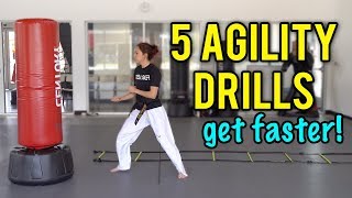5 Agility Drills to Help Improve Your Speed | Taekwondo / Martial Arts