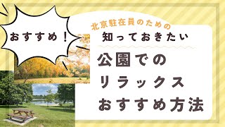 北京での公園リラックス方法！北京駐在員がおすすめします。