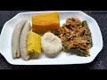 Strong and Healthy Jamaican Breakfast, Okro & Saltfish| Jamaican Hard Boiled Food