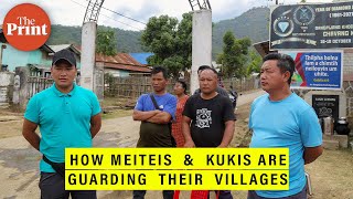 In Manipur’s small hamlets with mixed Meitei & Kuki population, villagers from both communities flee