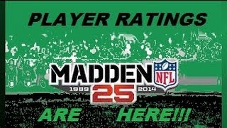 Madden 25 Tips I Player Ratings now Available! I Who's Your Team for Madden 25? I Nano