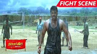 Manchu Manoj Best Fight Scene - Saves Rakul Preet Singh - Current Theega Movie Scenes