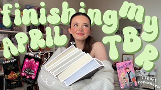 attempting to finish my monthly tbr!! 🌼🌱🌸📚🗓️ reading all the books on my april tbr!