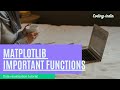 Matplotlib tutorial - basic function | data visualization tutorial | data science tutorial | python