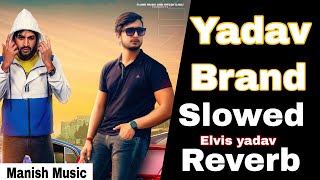 Yadav Brand 2 Song| Slowed Reverb Song| Elvis yadav Brand Song | Manish Music