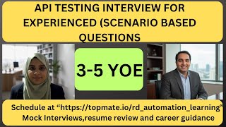 API Testing Interview Questions and Answers| 3+ YOE | API Interview| RD Automation Learning
