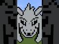 Minecraft Build: Undertale Asriel Dreemur 😱 || #shorts