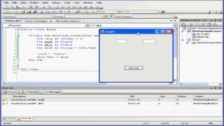 Visual Basic Video Tutorial - Volume 1- Lesson 12: Variables