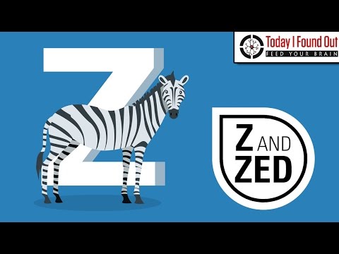 Why do British say Zed?