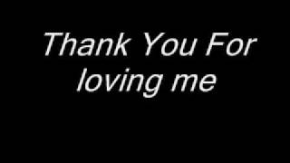 Bon Jovi - Thank You For Loving Me (Lyrics)