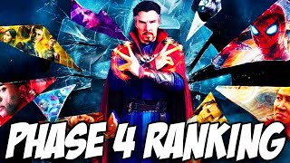 All 7 MCU Phase 4 Movies RANKED!! | WORST To BEST Marvel Studios Movies