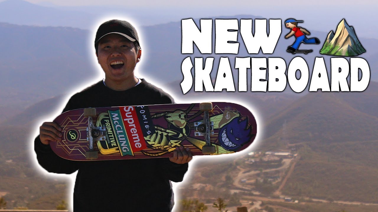 NEW PRIMITIVE SKATEBOARD SET UP ON A MOUNTAIN! - YouTube