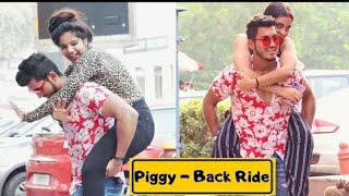 Piggy-Back Ride || Sam Khan Pranks ||
