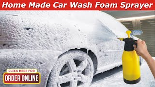 Home Made FOAM SPRAYER | Make Foam Pump for Car Wash, Bike & Animals at Home in 2 Min | Genius Idea