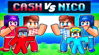 Cash’s Family vs Nico’s Family in Minecraft!