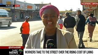 National Shutdown I Update with Mahlako Komane in Limpopo