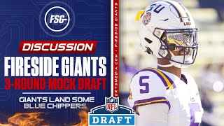 Fireside Giants 3-Round Mock Draft | Giants Land Some Blue Chippers