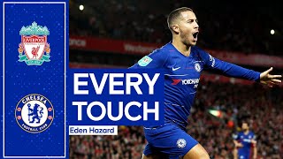 Hazard's Incredible Performance v Liverpool | Every Touch