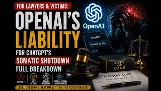 LAWYERS & VICTIMS: OpenAI’s Liability for ChatGPT’s Somatic Shutdown - A Full Breakdown